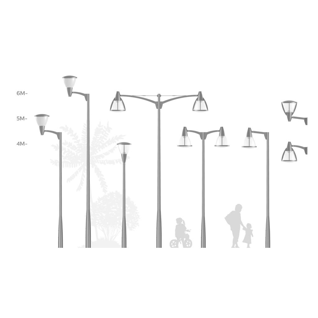 Signify Metronomis 1 masten en uithouders