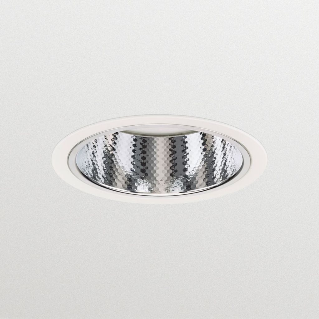 Philips LuxSpace Mini DN560B / DN561B – plafondaanzicht met gestructureerde reflector