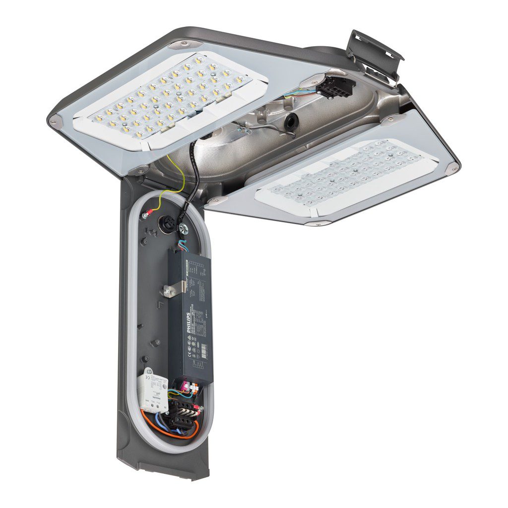 Philips DigiStreet Catenary geopend armatuur
