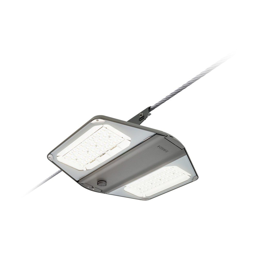 Philips DigiStreet Catenary montage aan spankabel