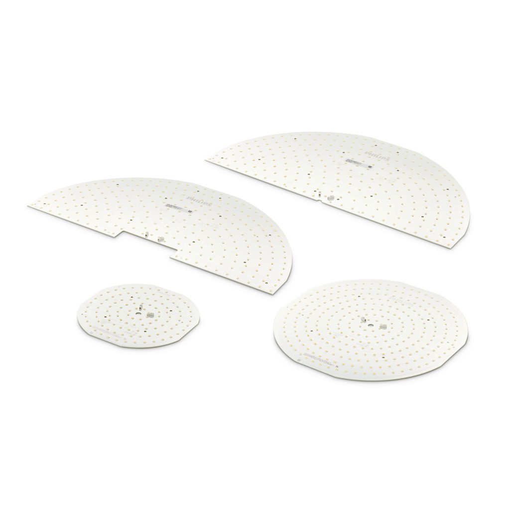 Philips Fortimo Circular Shape, familiefoto van ronde en halfronde LED-modules