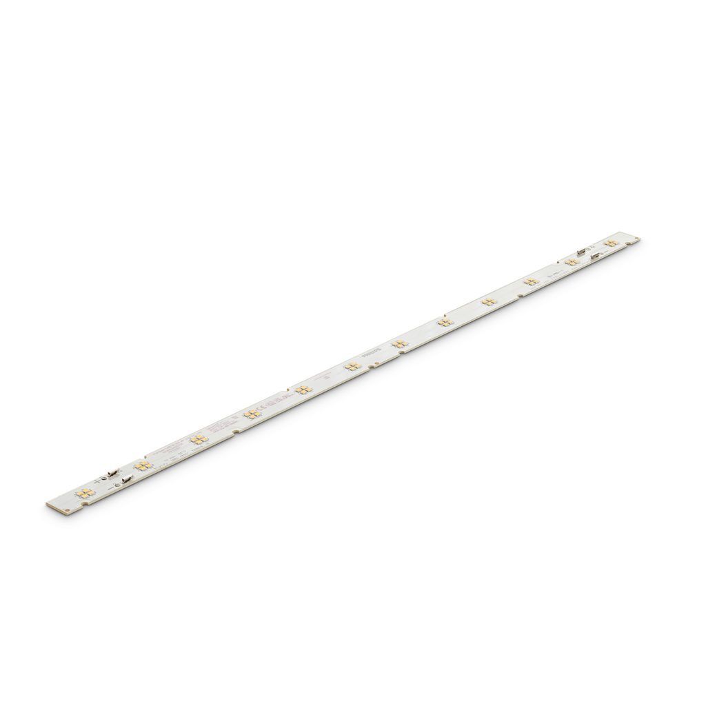 Philips Fortimo LED-R, lineaire witte LED-module in schuin aanzicht