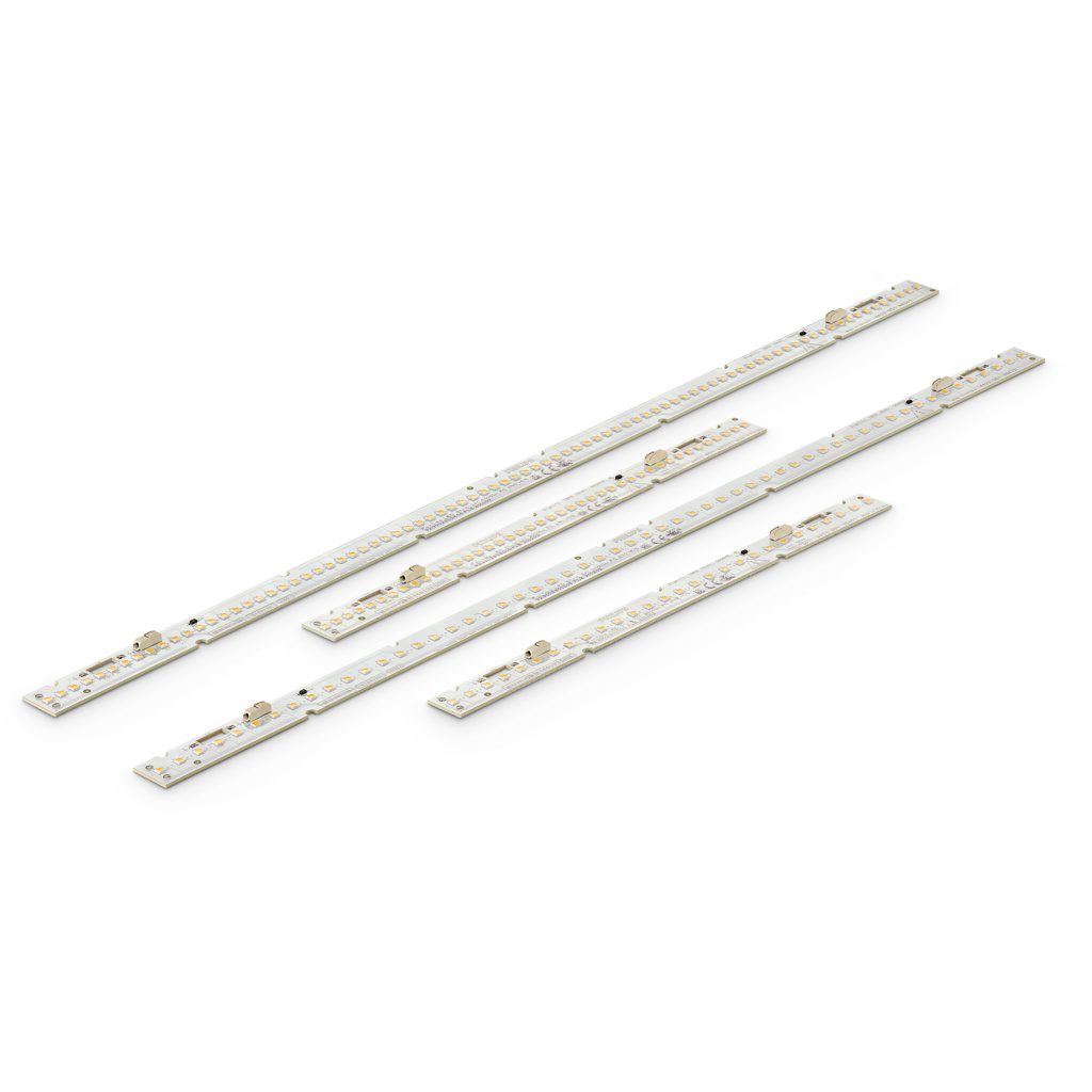 Philips Fortimo LED Strip High Flux Gen 6, familiefoto van lineaire LED-modules in verschillende uitvoeringen