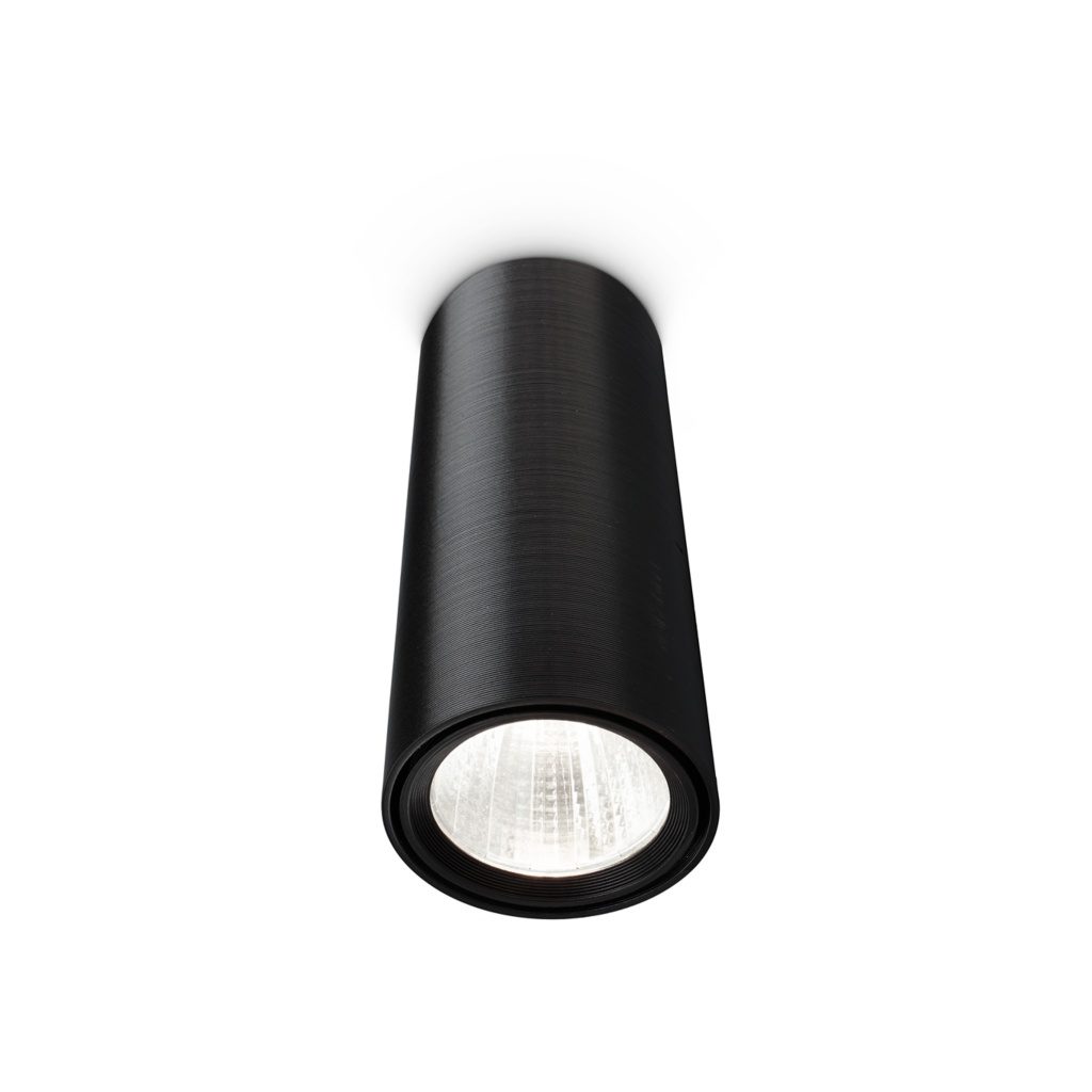 Philips GreenSpace Evo Mini Cilinder SA332C zwarte opbouwspot