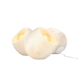 Signify myCreation Shell tafellampen met verschillende texturen