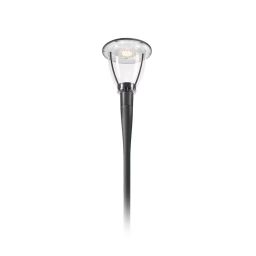 Philips CityCharm Fluid BDS492, masttoparmatuur met transparante afgeronde lichtkap