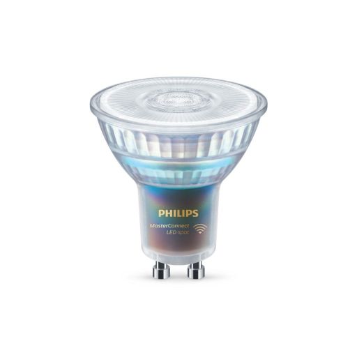 Philips MasterConnect LEDspot GU10, LED-spot met gefacetteerde reflector en GU10-fitting